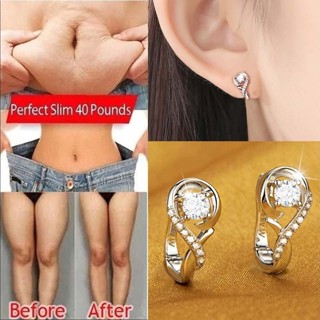 Moda Perda De Peso Brincos Magnéticos Prata 925 Sterling Cuidados Com A Saúde Para Chakra Queima De Gordura Jóias Magnéticas