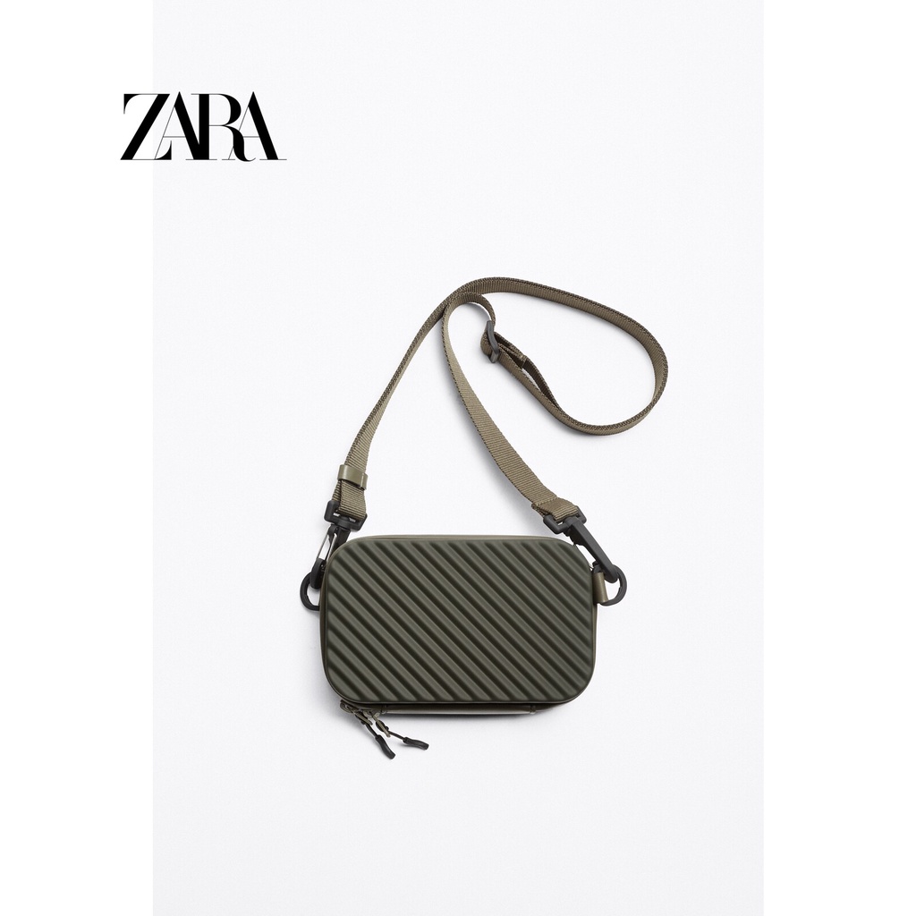 ZARA Spring New Men's Bag Caixa Preta De Mola Para Homens Ombro Único Saco Mensageiro Tendência Pequeno 3601120 800