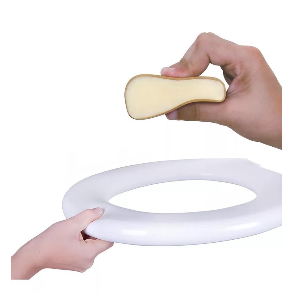 Assento Sanitario Oval Universal Almofadado Branco Tampa Privada em Oferta na Shopee