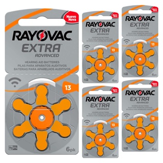 Pilha Auditiva 13 Rayovac Bateria Pr48 kit 30 unidades em Oferta na Shopee