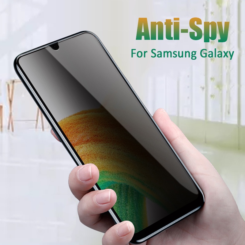 Película Vidro Temperado Privacidade Para Samsung Galaxy S25 Ultra S25 Plus S24 FE S23 S22 S21 A16 A35 A55 A15 A25 A06