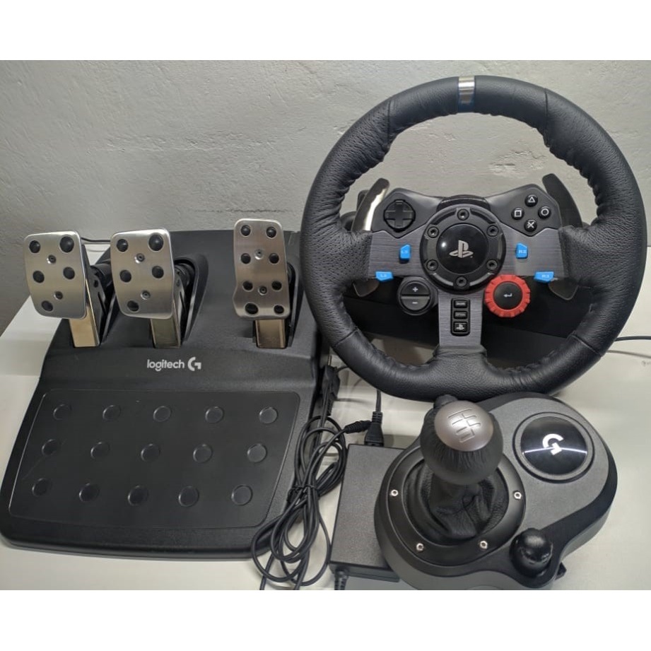 Volante Logitech G920 com pedal + Câmbio Driving Force Shifter para X-box  em Promoção na Americanas