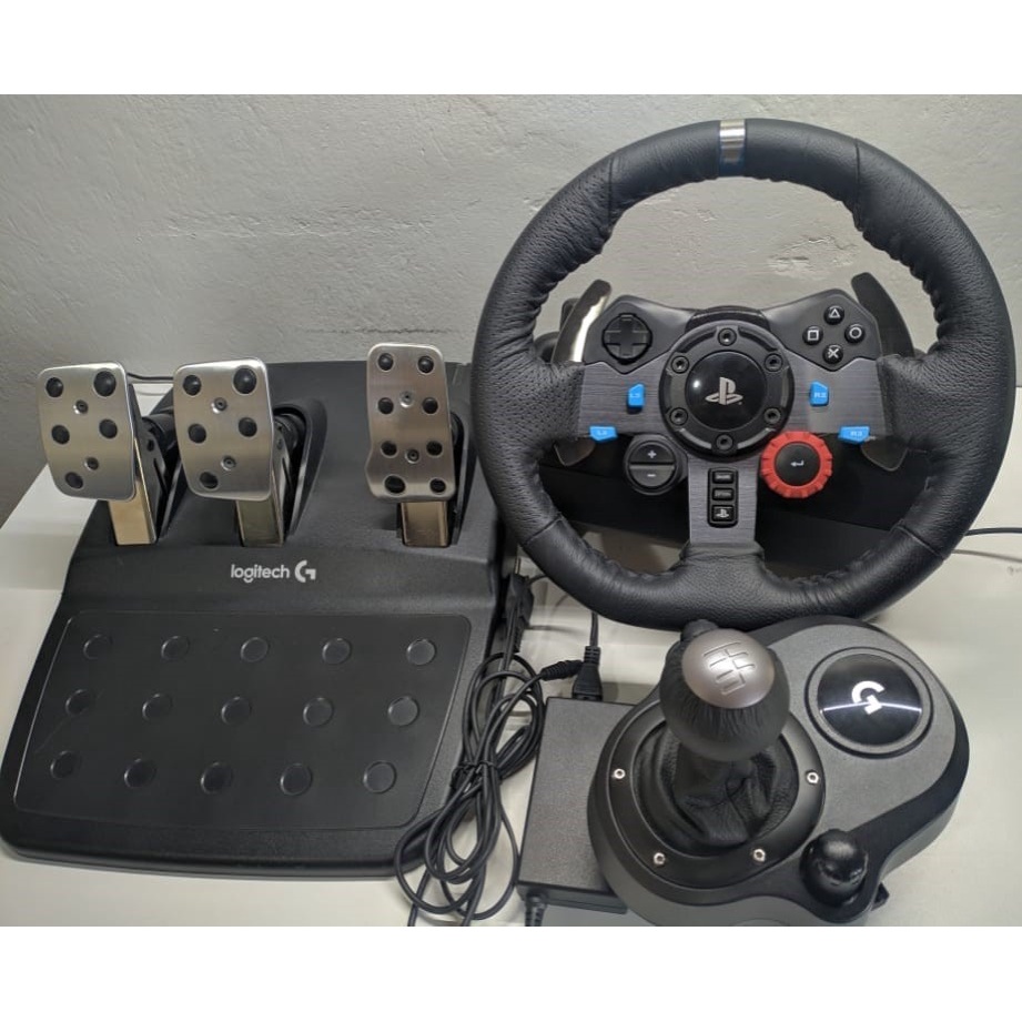 Logitech G29 Racing Wheel and Pedals For PC, PS4, PS5 with Logitech Shifter  