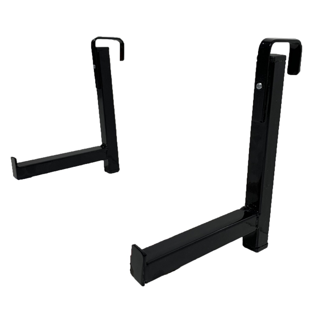 Suporte de Ferro p/ Jardim Vertical c/ 1 Encaixe Cor Preto