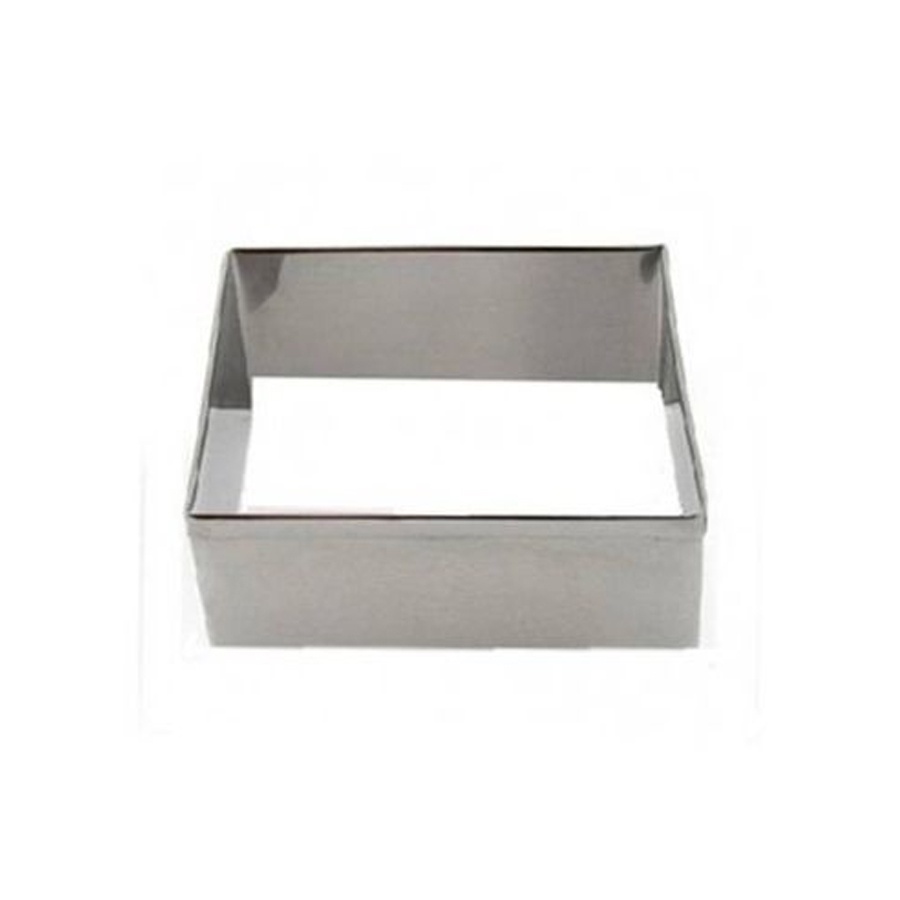 Cortador Aro Quadrado 2,5x2,5x4cm -1 Unidade - Ref:2037 - RR Cortadores - Rizzo - Home & Living