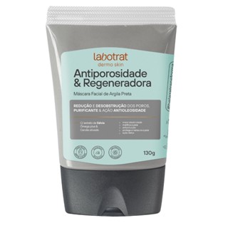 Máscara Facial Argila Preta Pele Oleosa Detox Labotrat 130g
