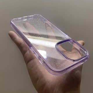 Capa Protetora Anti-Riscos Para iPhone 14 13 12 11 Pro Max Glitter Fofo Brilhante De Celular Rígida