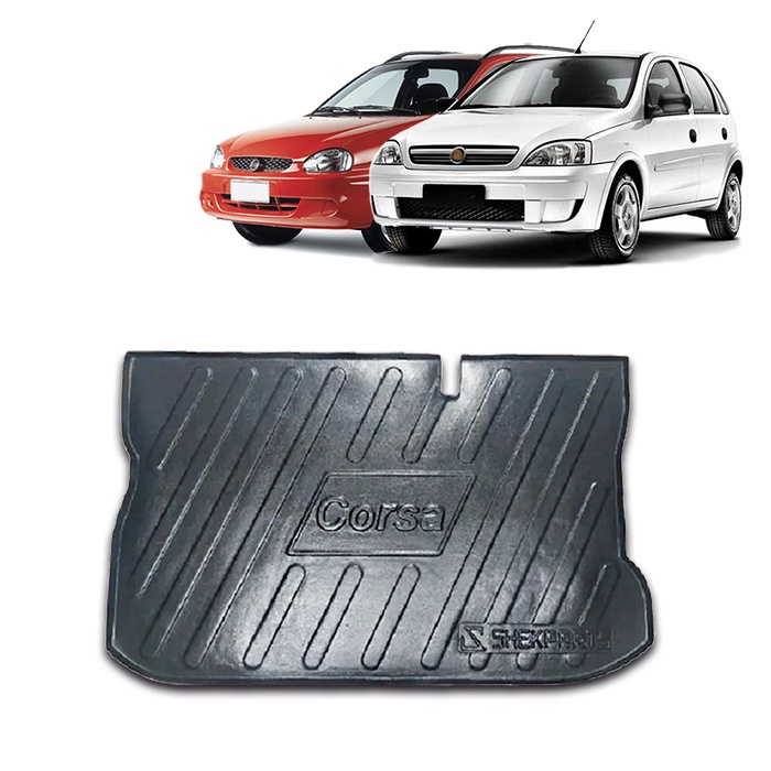 Tapete Bandeja Corsa Hatch 1994 a 2002 – Protetor de Porta-Malas em Auto Relevo Impermeável