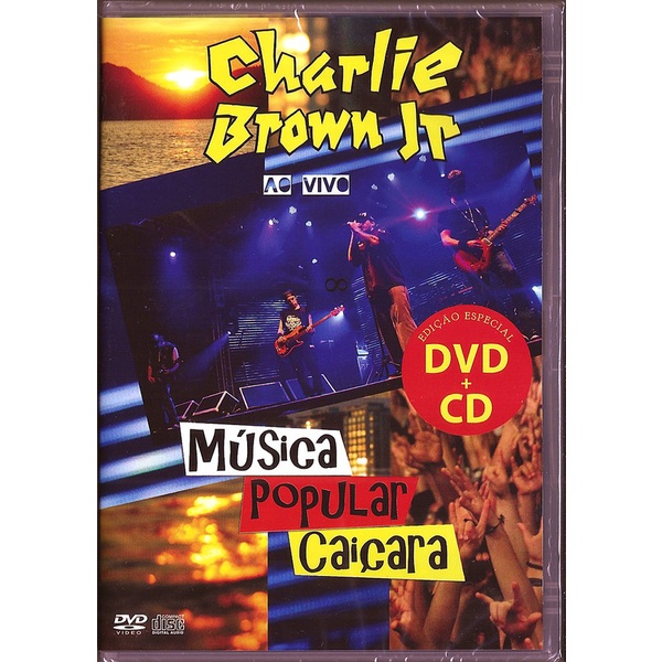 CD + DVD Charlie Brown Jr - Ao vivo Musica Popular Caicara