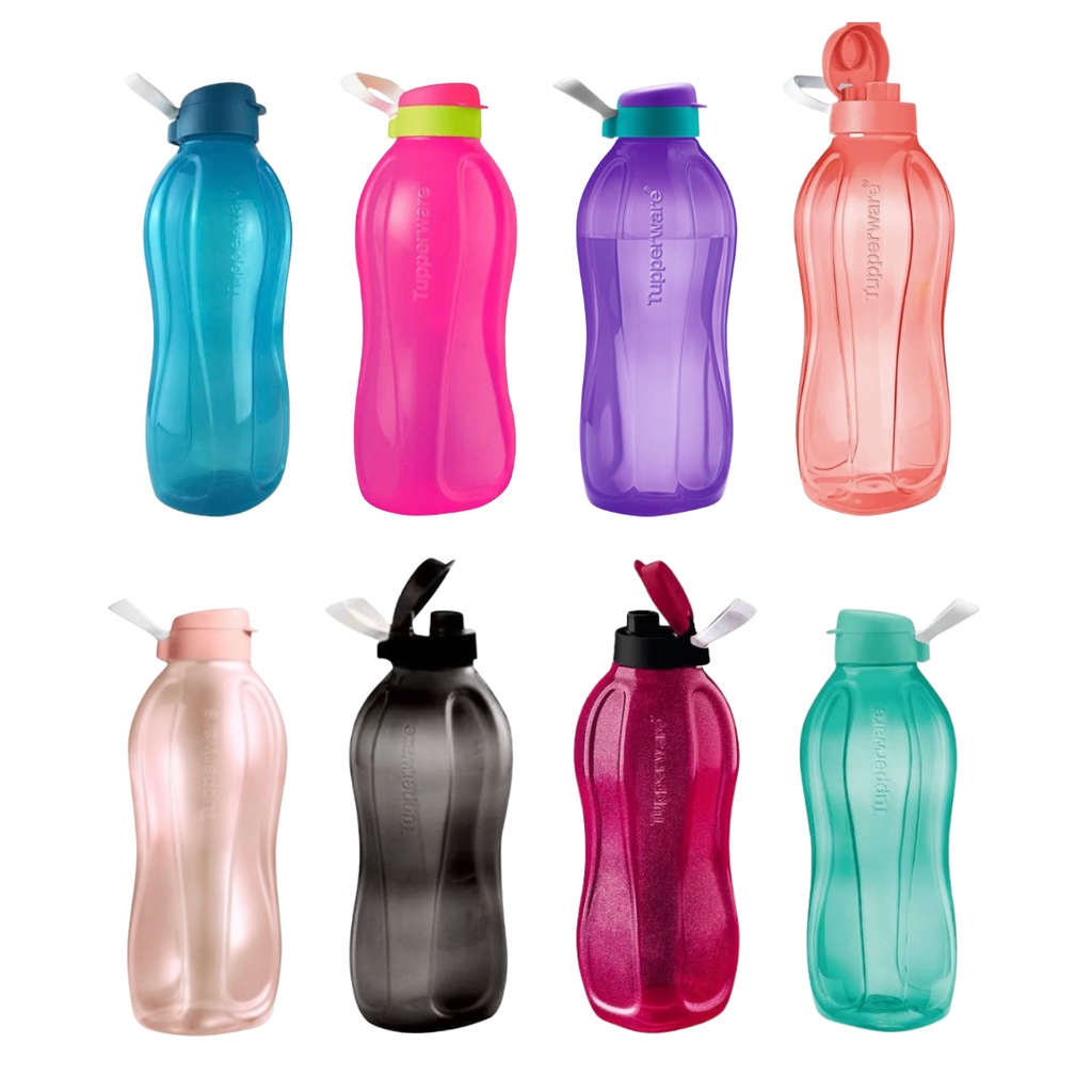 Garrafas Tupperware 2 Litros Originais Novas Eco Várias Cores Ótima Vedação Tapuer Tapowere Tapauer Tupper Tapoer Tapower