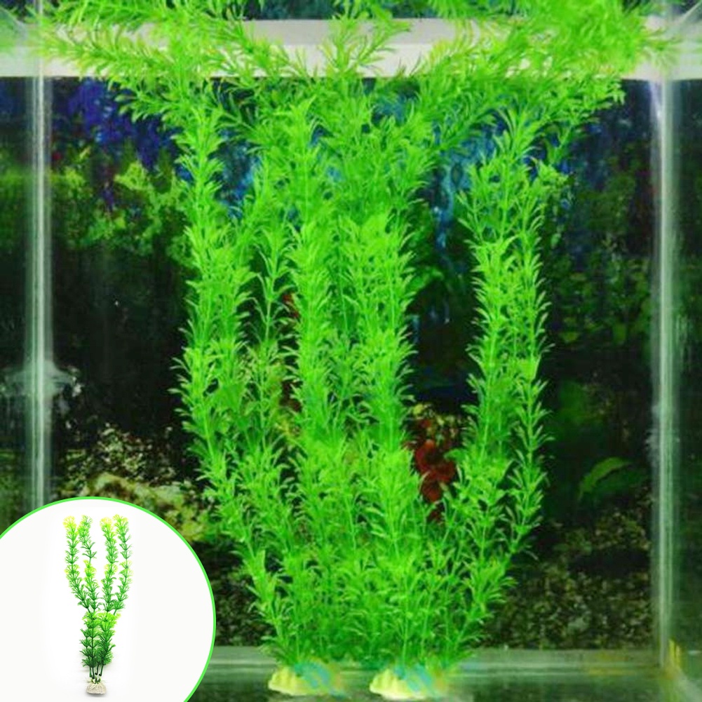 Planta Artificial para Aquário Decoração Grama Ornamento Water Plant para Peixe