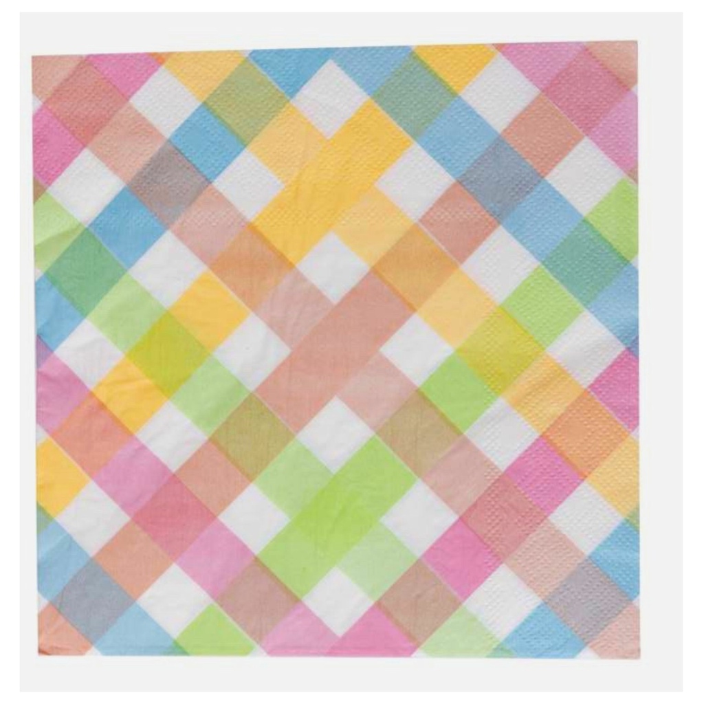 Guardanapos De Papel Linha Luxo Xadrez 33X33cm - 20 Unid em Oferta na Shopee