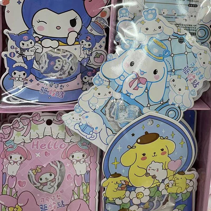 4 Estilos Sanrio Mymelody Kuromi Cinnamoroll Pom Purin Repelente De Mosquitos Adesivo Anti-Patch Cartoon Japonês Para Bebês Infantis