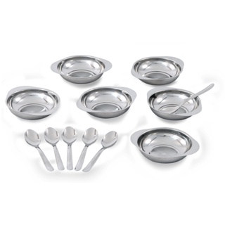 Conjunto Para Sobremesa Brinox Jornata 12 Peças Aço Inox em Oferta na Shopee