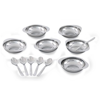 Conjunto Para Sobremesa Brinox Jornata 12 Peças Aço Inox