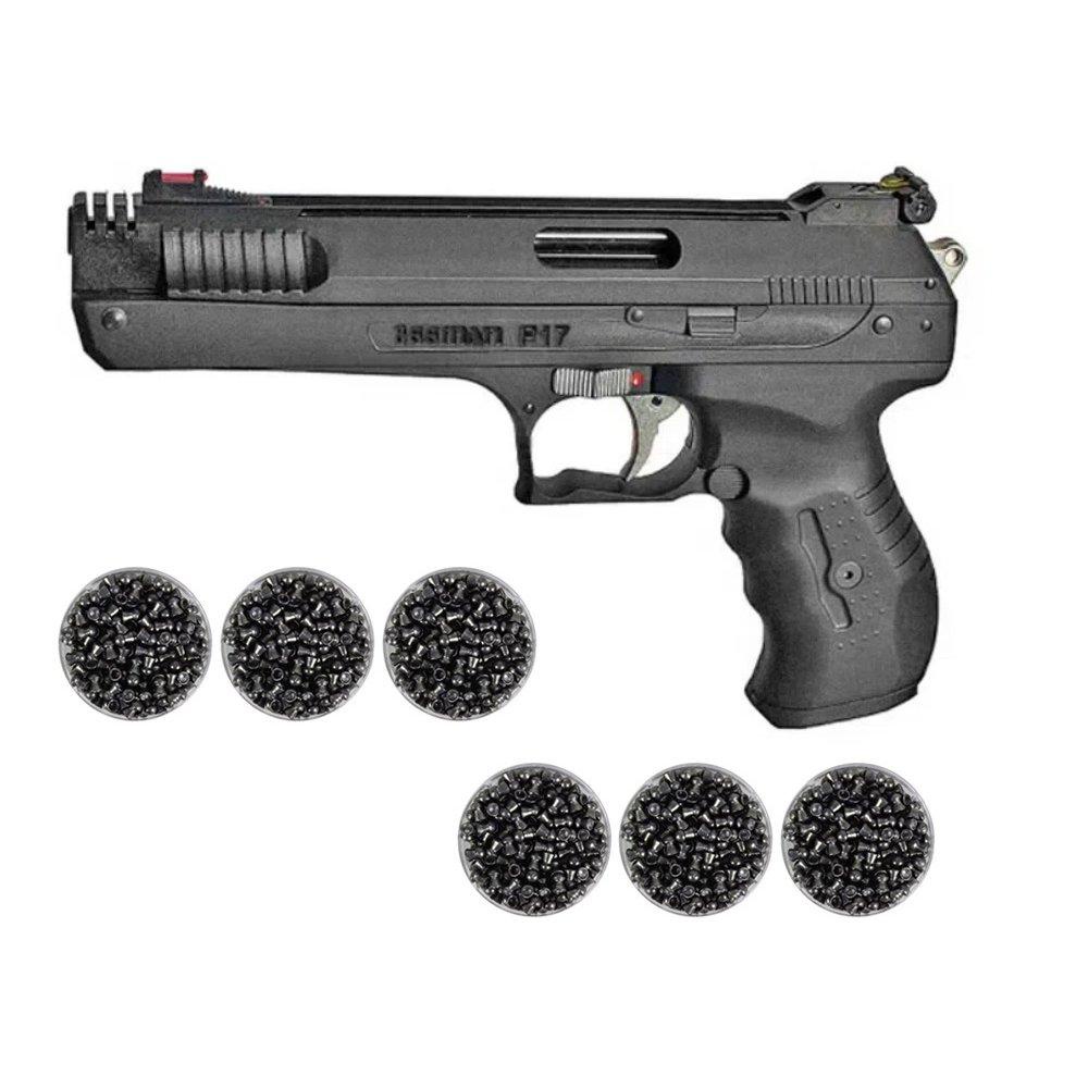 Pistola Pressão Beeman 2004 P-17 - Cal 4,5mm + 06 Chumbinho em Oferta na Shopee