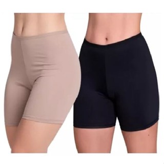 Short Bermuda Segunda Pele Para Usar Por Baixo Do Vestido Anágua