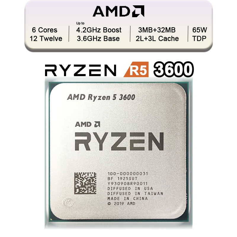 Amd ryzen discount 5 3600 usado