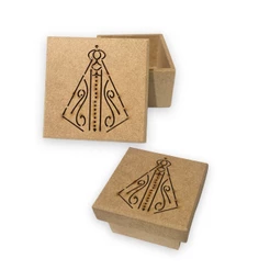 Caixa NS Aparecida Madeira Mdf Porta Terço lembrancinha