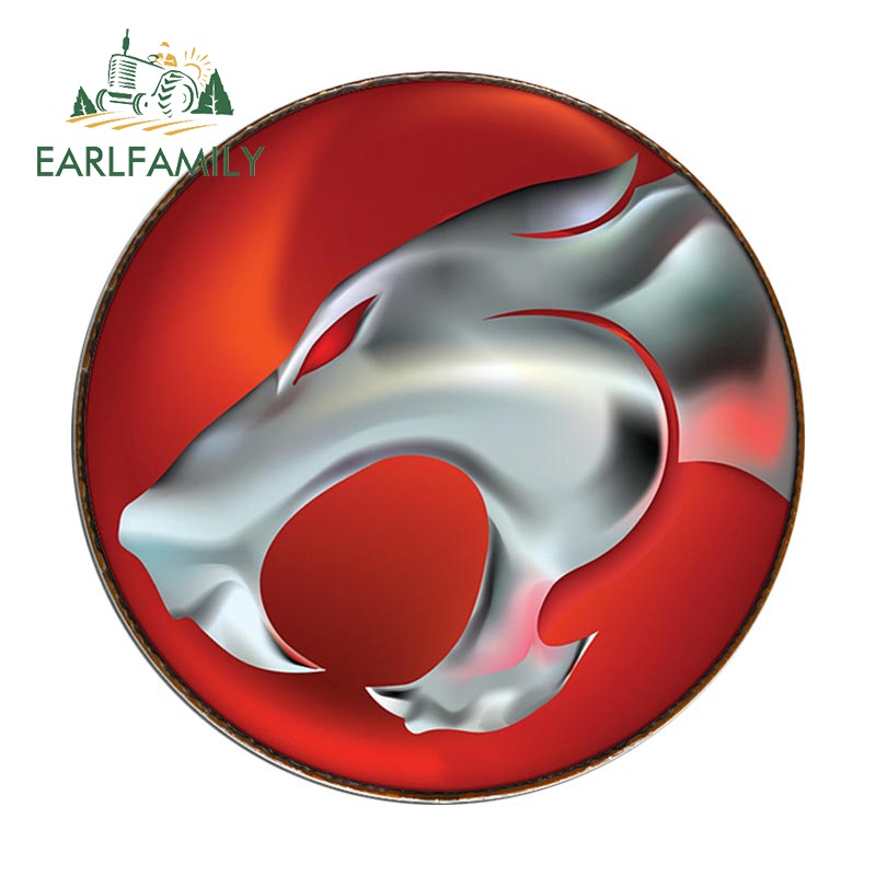 EARLFAMILY 13cm X 13.0cm Thundercats Adesivos De Carro À Prova D'água ATV 3D PVC Decalque Laptop Motocicleta Graffiti Ad