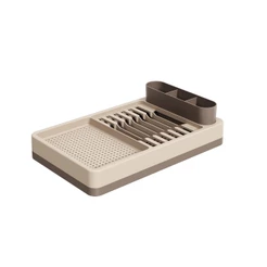 Escorredor de Louças Coza Flat Warm Gray e Light Gray