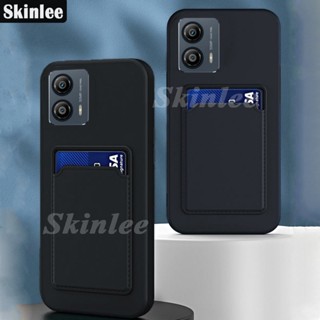 Para Moto G73 G53 G52 G72 G14 Edge 40 Ultra Capa Suporte Cartão Carteira Motorola Traseira Flexível