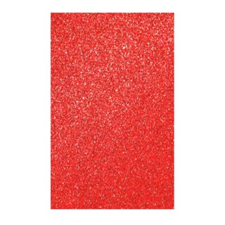 Placa de EVA 40x60cm com glitter vermelho Seller