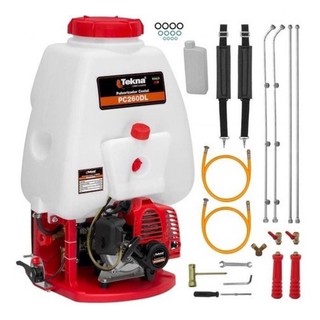 Pulverizador Costal Gasolina Tekna Pc260dl 2 Lanças 25.4cc em Oferta na Shopee