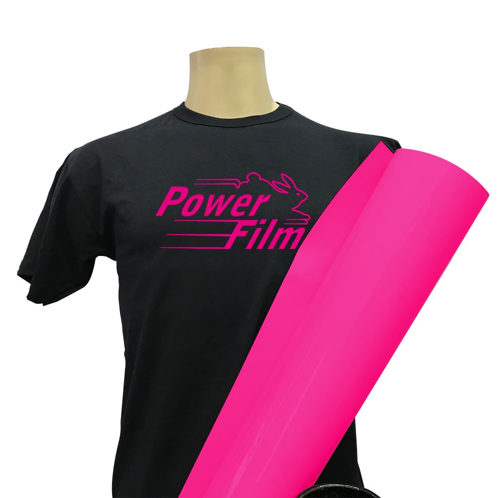 - adesivo para roupa termocolante , adesivo termocolante , adesivo termocolante para tecido , termocolante para roupa , termocolante para tecidoPower Film Premium Rosa - Bobina 30cm x 3m