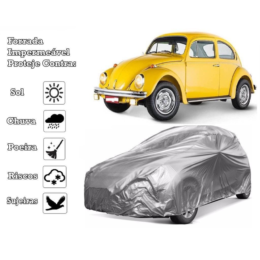Capa Cobrir Carro Fusca Forrada e 100% Impermeável