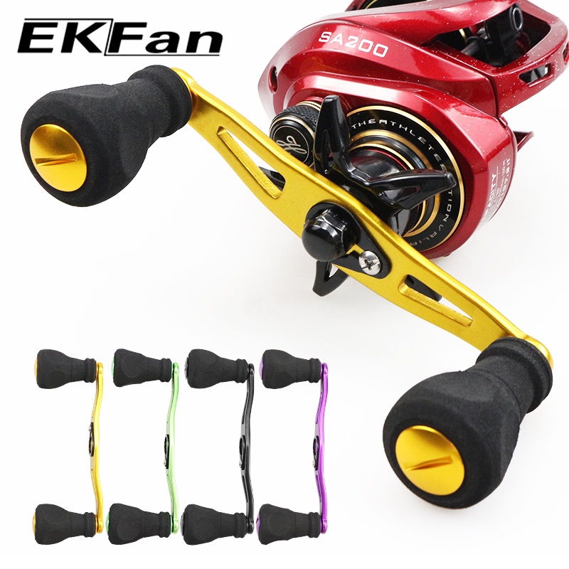 EKFan 110MM Aluminium alloy Baitcasting fishing reel Handle 8*5/7*4mm hole For daiwa abu Shimano Lure Reel DIY parts
