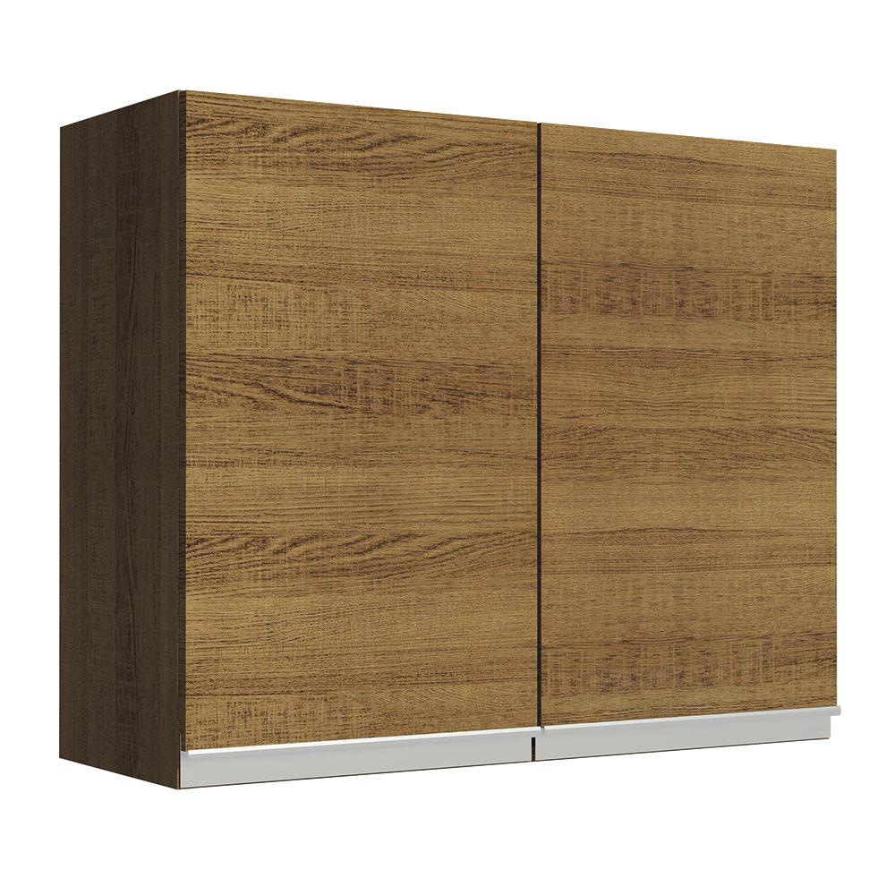 Armário de Cozinha Aéreo 80 cm 2 Portas Rustic Glamy Madesa