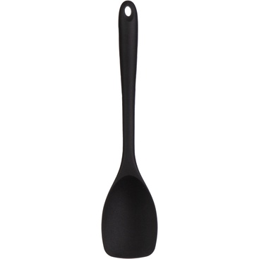 Espátula Fechada Raspadora Silicone Utensílio Cozinha Multiuso 28cm Preto -  Mundiart