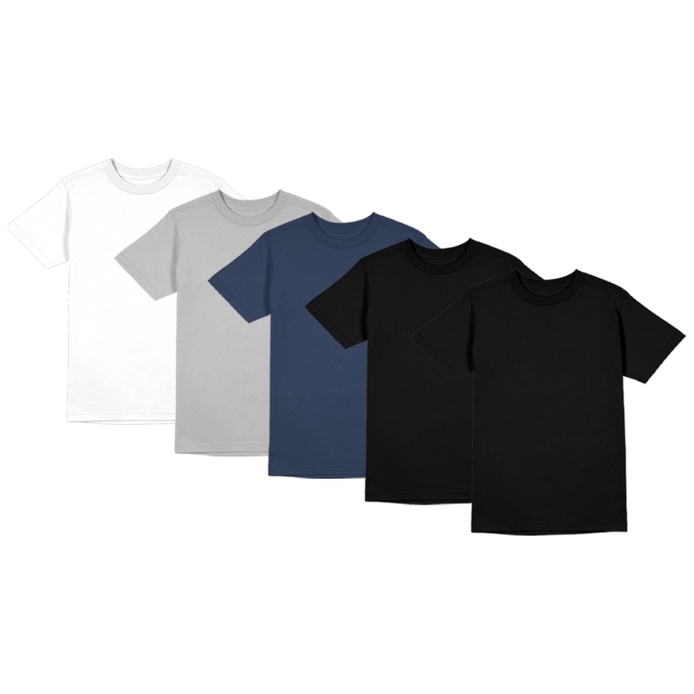 Kit 5 Camiseta Masculina Dry Fit Toque de Algodão Camisa Blusa Treino Academia Tshirt Esporte Camisetas