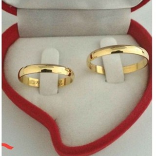Par de alianças Casamento e Noivado 4mm PROMOÇÃO (ENVIAR MEDIDA NO CHAT)MDPF