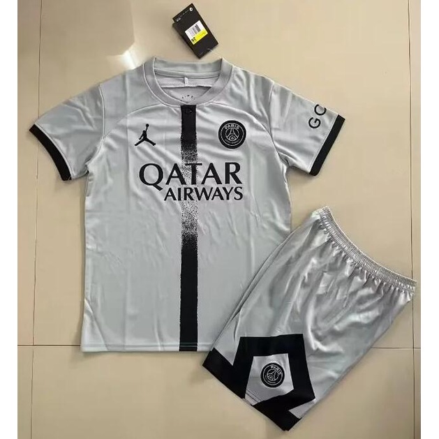 Messi PSG 22/23 Away Kids Kit - SoccerArmor 