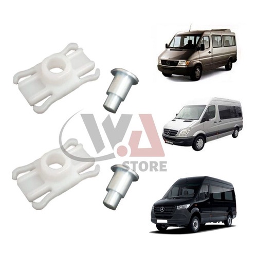 Kit Reparo Máquina De Vidro Elétrico P/ Van Escolar Mercedes-Benz 310 - 313 Sprinter