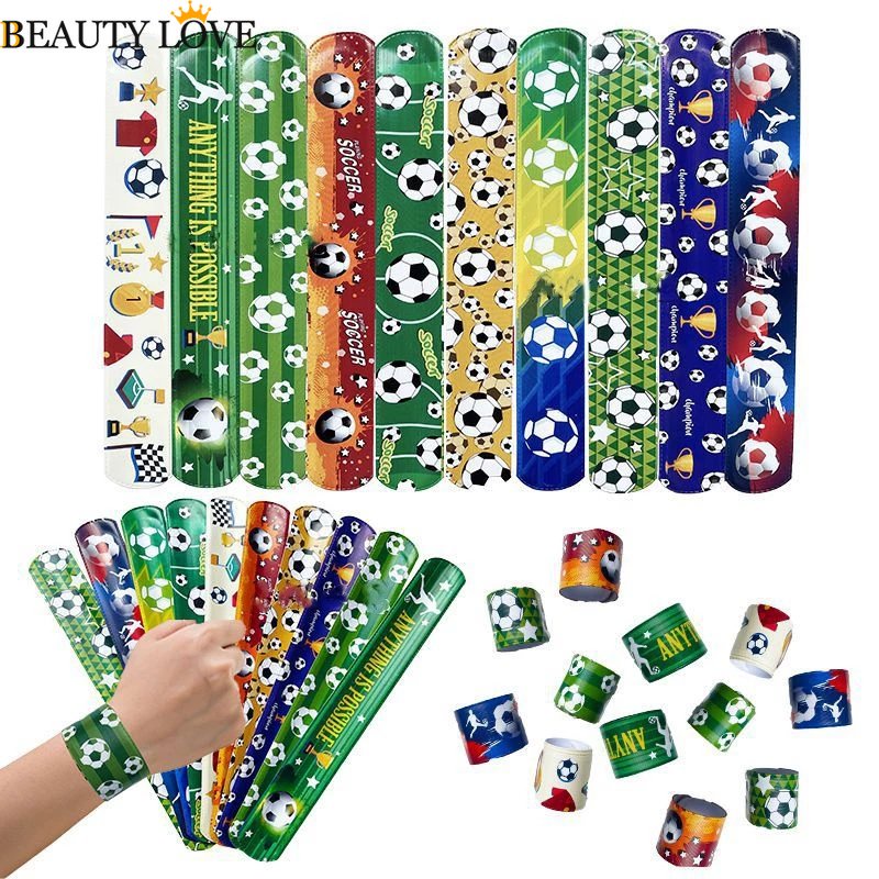 Tema De Futebol Pulseiras Com Presente De Brinquedo Infantil 5Pcs Do Mundo Festa Círculo Temático