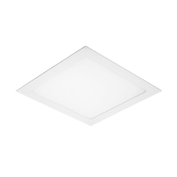 Painel LED Plafon Lux Embutir Quadrado - 12w - Branco - Taschibra 4000K