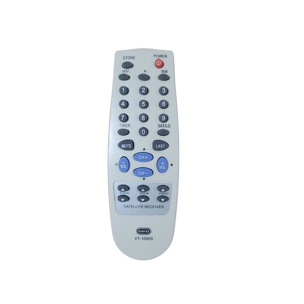 Controle Receptor de Parabólica Visiontec VT200, 300, 700, 1000, 2000, 500