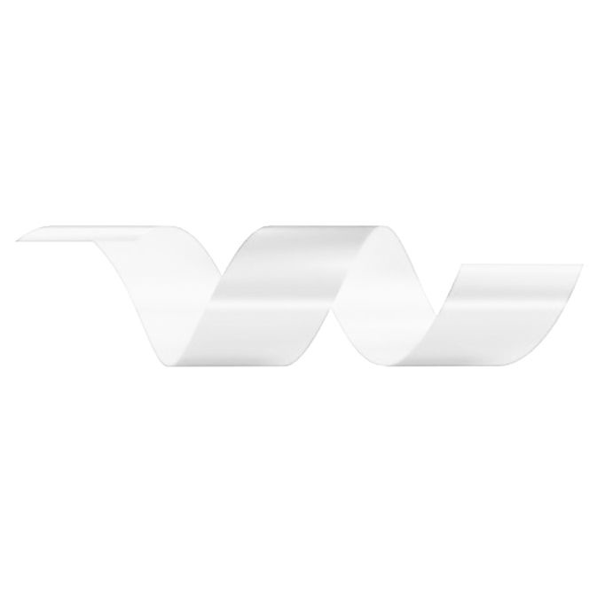 Rolo Fita Lisa Branco - 30mm x 50m - EmFesta