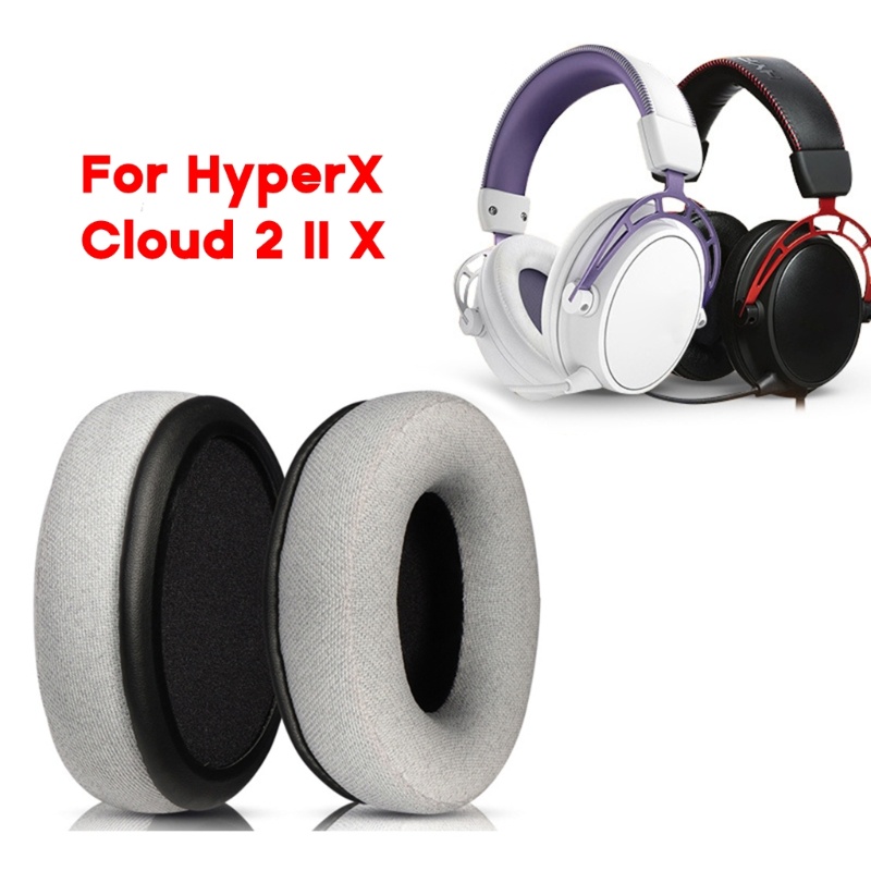 iorsoul1 Fones De Ouvido Para HyperX Cloud 2 II X Com Almofada De Esponja Espessa Earcups