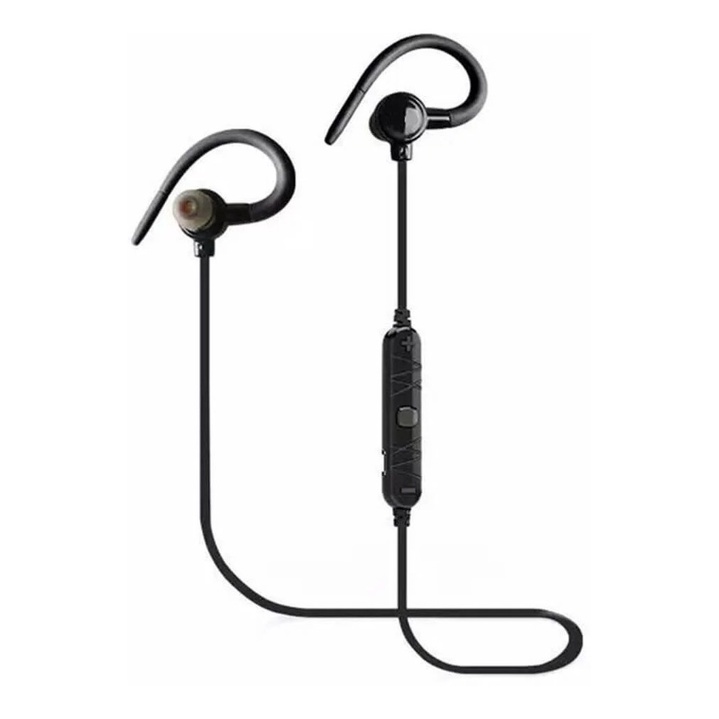 Fone De Ouvido Bluetooth Kaidi Gancho Treine Esporte Corrida Preto