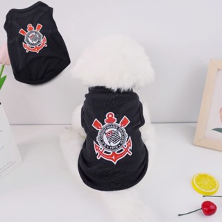 Âncora Imprimir Roupas Para Animais De Estimação Cão/Gato Verão Colete Preto Pet