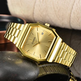 Novo Casio Vintage Silver Pulseira De Aço Inoxidável Relógio Homem/Mulheres Quartzo