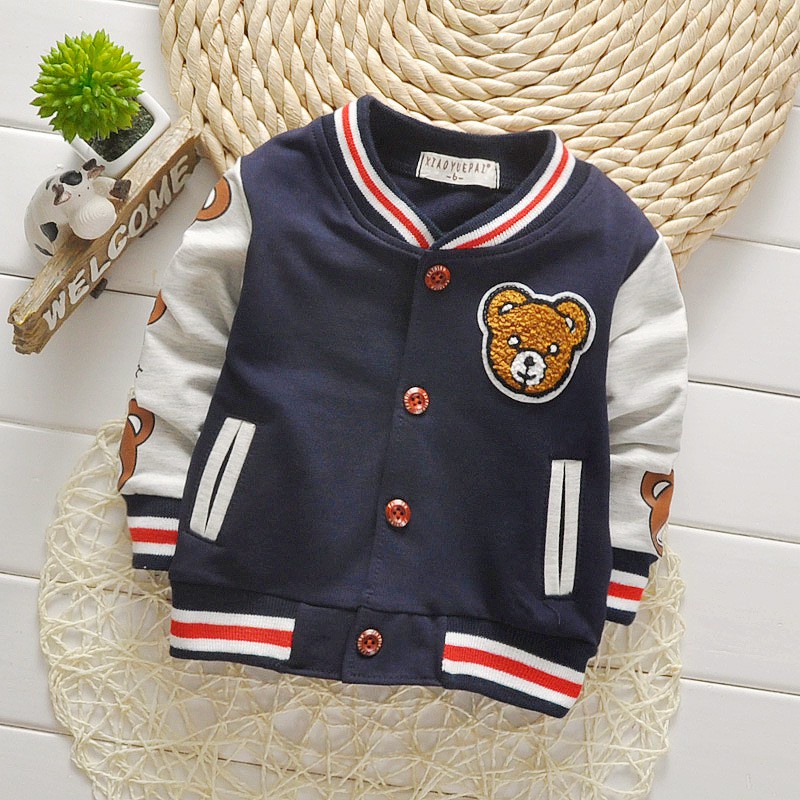 Primavera Outono Baby Outwear Boys Casaco Infantil Meninas Roupas De Beisebol Blusa De Marca Toddler