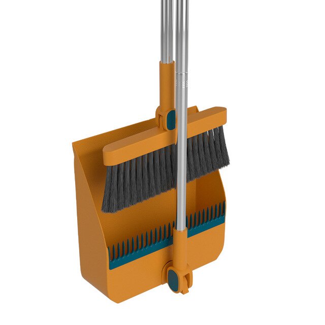 Kit 1 Vassoura + 1 Pa Conjunto De Limpeza 2 Pecas