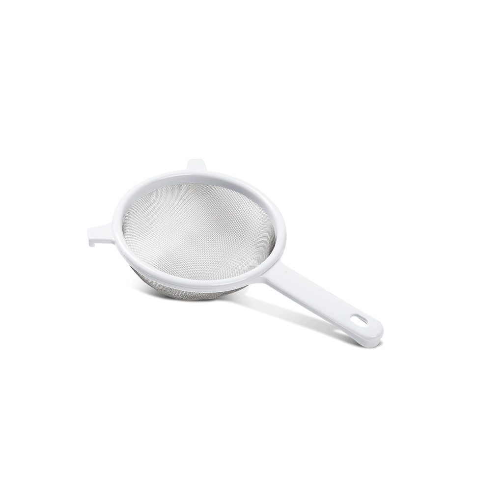 Peneira Brinox Top Pratic Ø 14 cm Em Inox Com Cabo ABS Branco em Oferta na Shopee