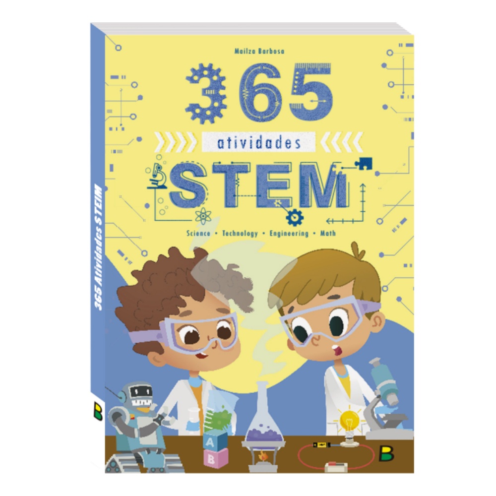 Livro Infantil 365 Atividades de Ciência Para Crianças - Stem