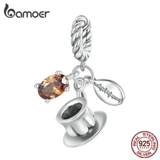 Bamoer 925 Pingente De Prata Design Especial Acessórios De Café Para Fazer SCC2467